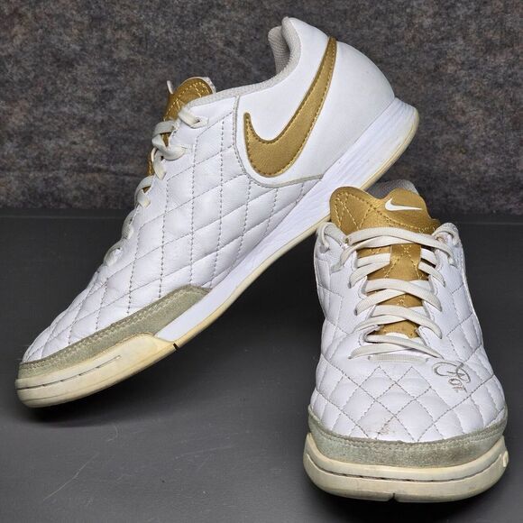 Nike Other - Nike Mens 6.5 Shoes Tiempo Lunar TF‎ Legend White R10 Ronaldinho Indoor Soccer
